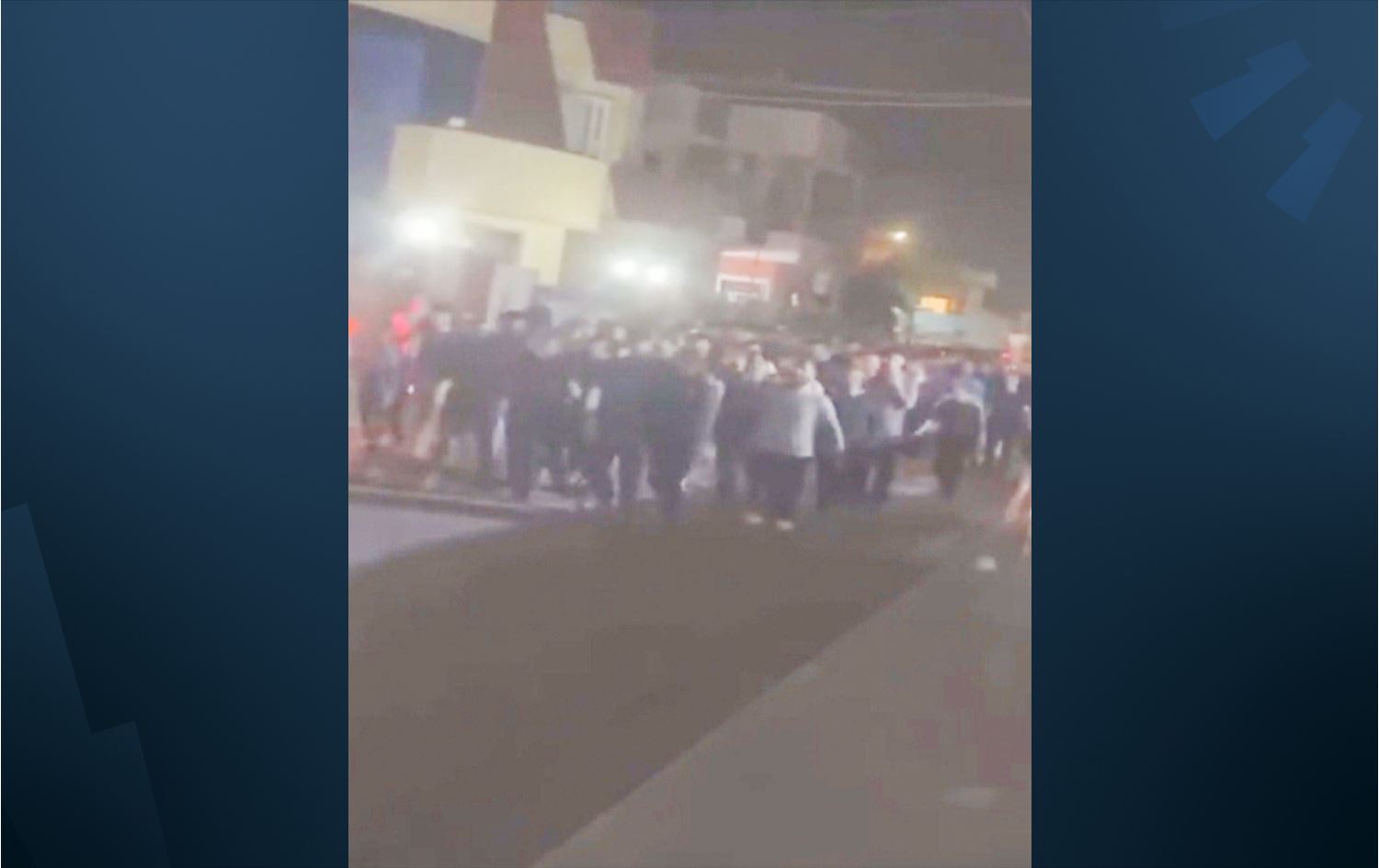 هاووڵاتییانی ناڕازیی حەمدانیە