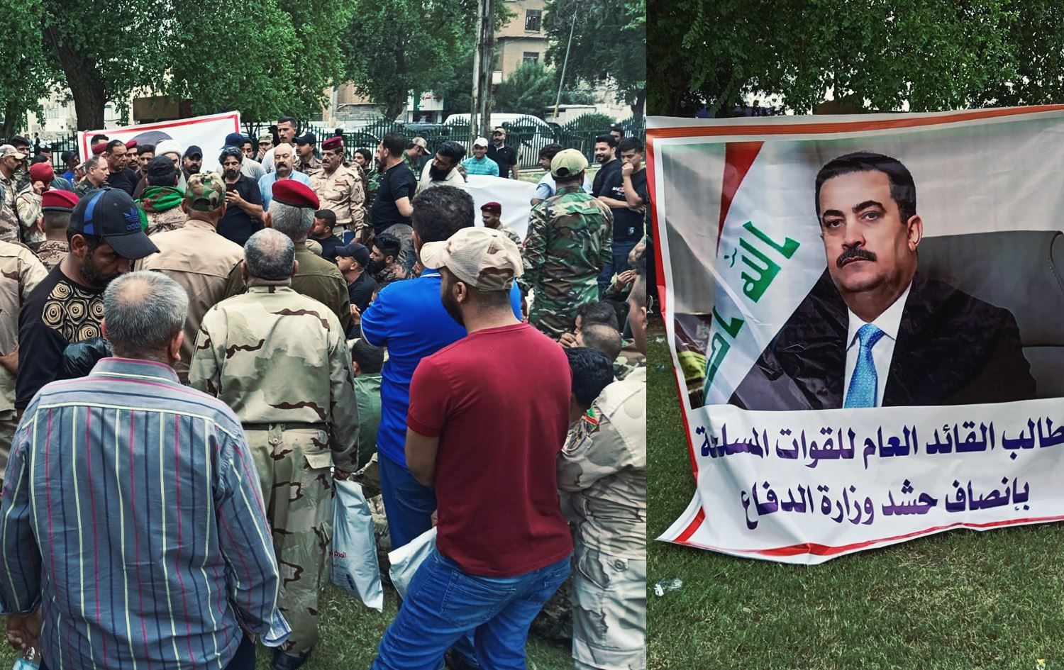 منتسبو حشد الدفاع بانتظار قرار اتحادي يحسم رواتبهم المتأخرة منذ 10 سنوات