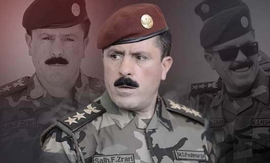 آمر اللواء 18 مشاة في قوات البيشمركة صالح زراري الذي توفي متأثراً بجراحه