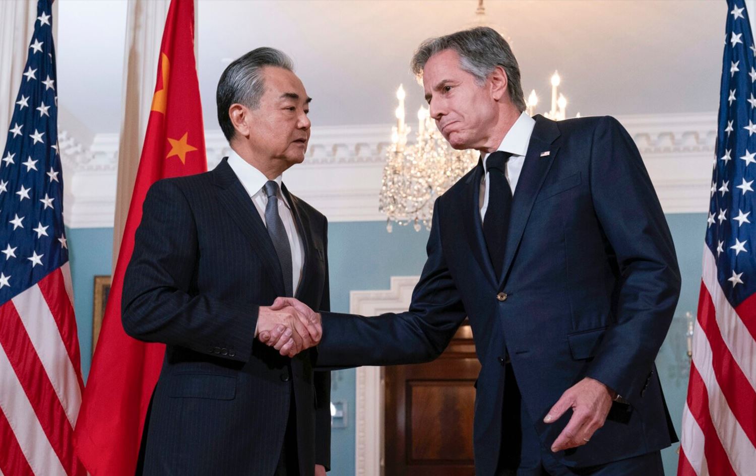 Foto: Çin Dışişleri Bakanı Wang Yi, 26 Ekim 2023 Amerikalı mevkidaşı Antony Blinken ile dün Washington'da biraraya geldi -