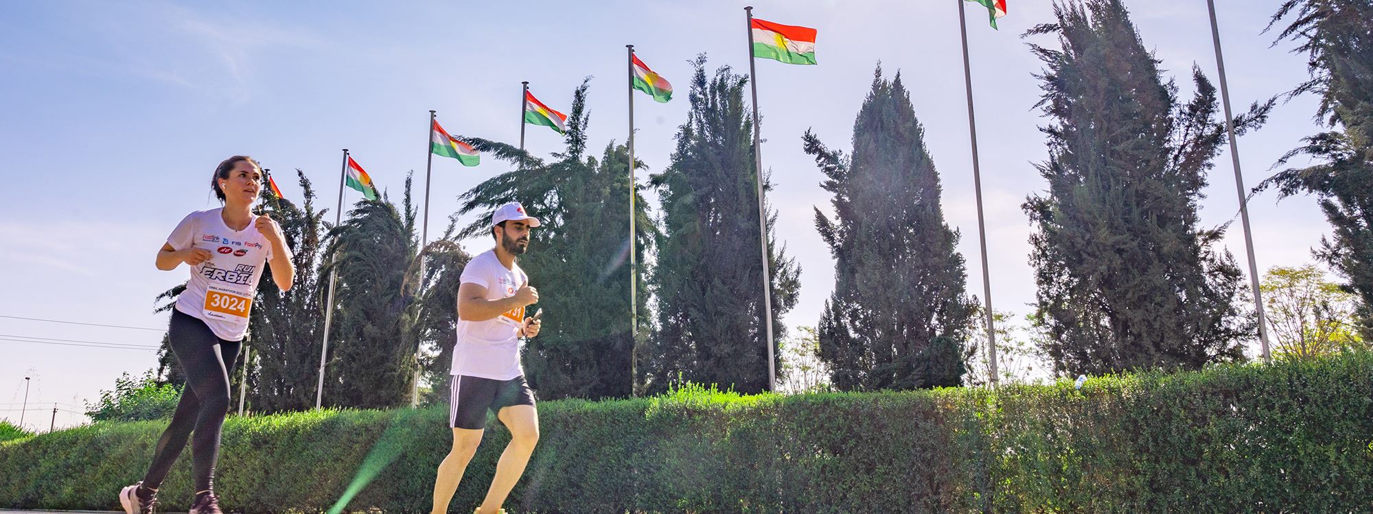 وێنە.. 10ـەمین ماراسۆنی نێودەوڵەتیی هەولێر