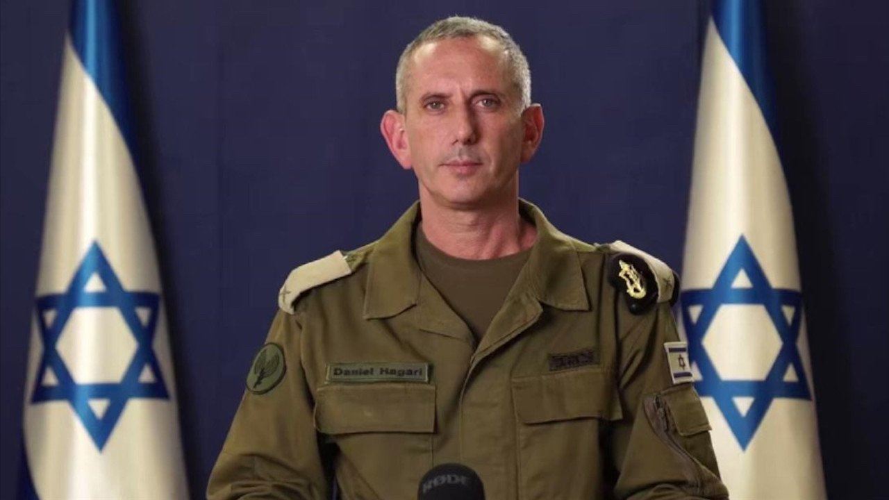 Foto:  İsrail Ordu Sözcüsü Daniel Hagari