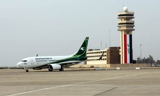 طائرة للخطوط الجوية العراقية في مطار بغداد