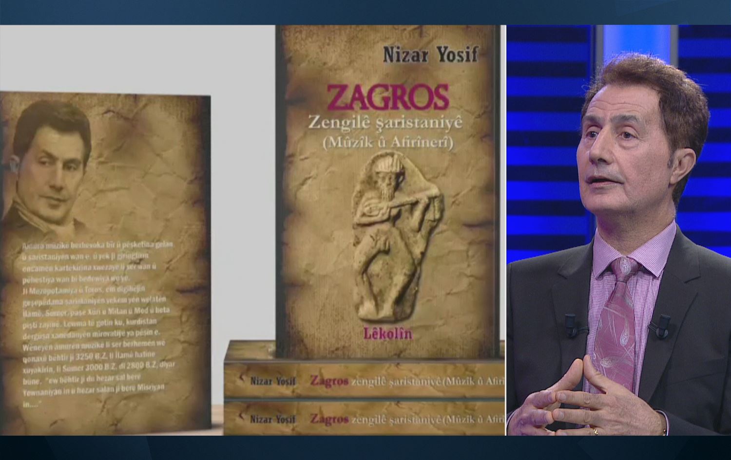 Nizar Yosif di pirtûka xwe de balê dikşîne ser dîroka amûrên muzîkê 