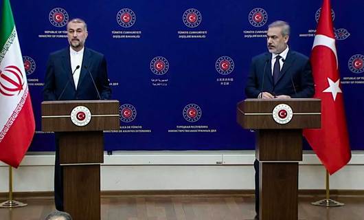 Türkiye Dışişleri Bakanı Hakan Fidan ve İran Dışişleri Bakanı Hüseyin Emir Abdullahiyan 