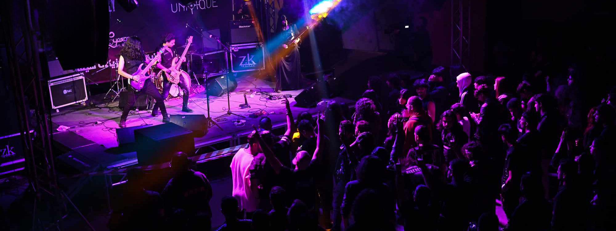 یەکەمین فێستیڤاڵی هێڤی مێتڵ لە سلێمانی بەڕێوەچوو