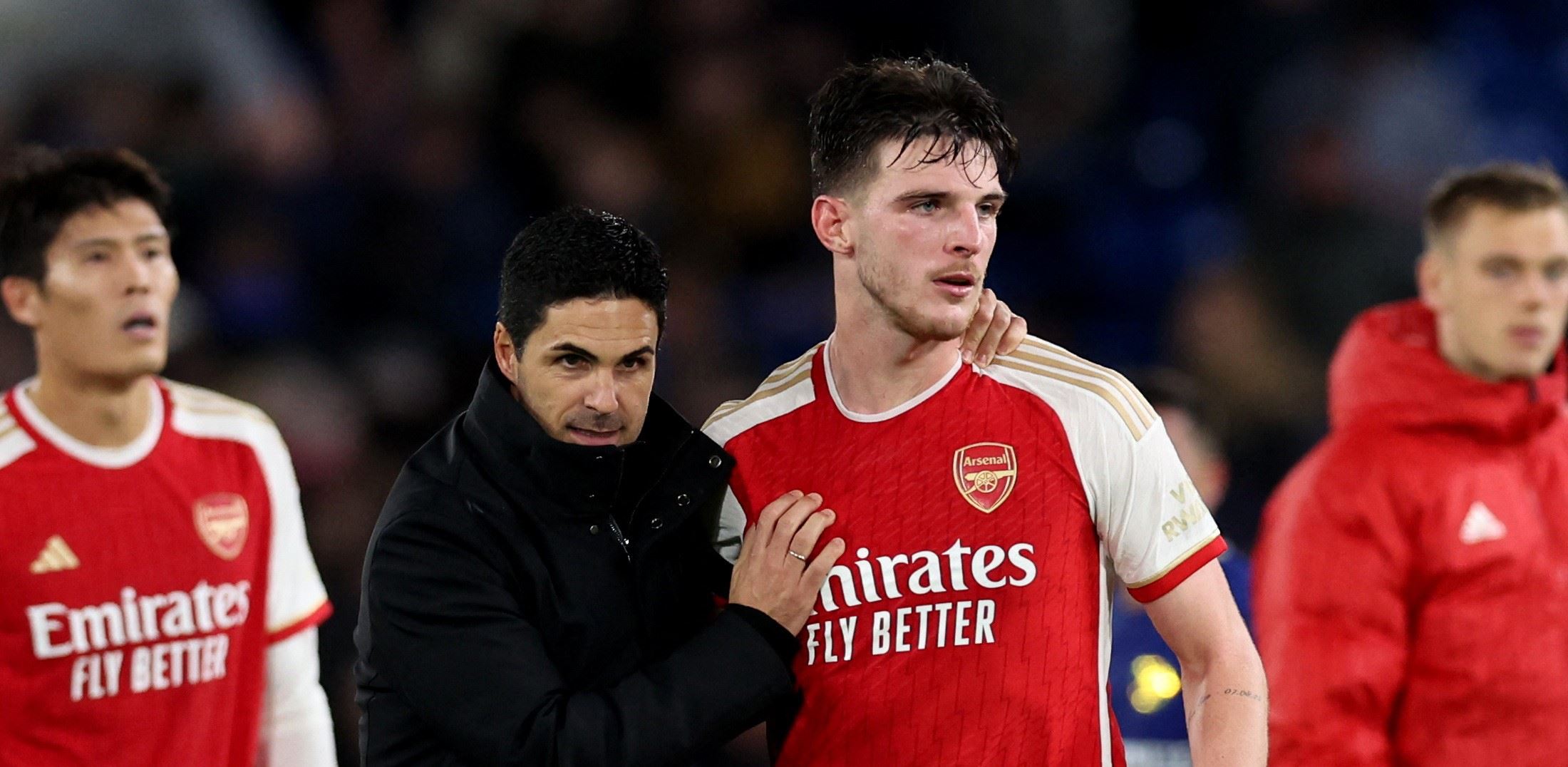 میکێل ئارتێتا و یاریزانەکانی