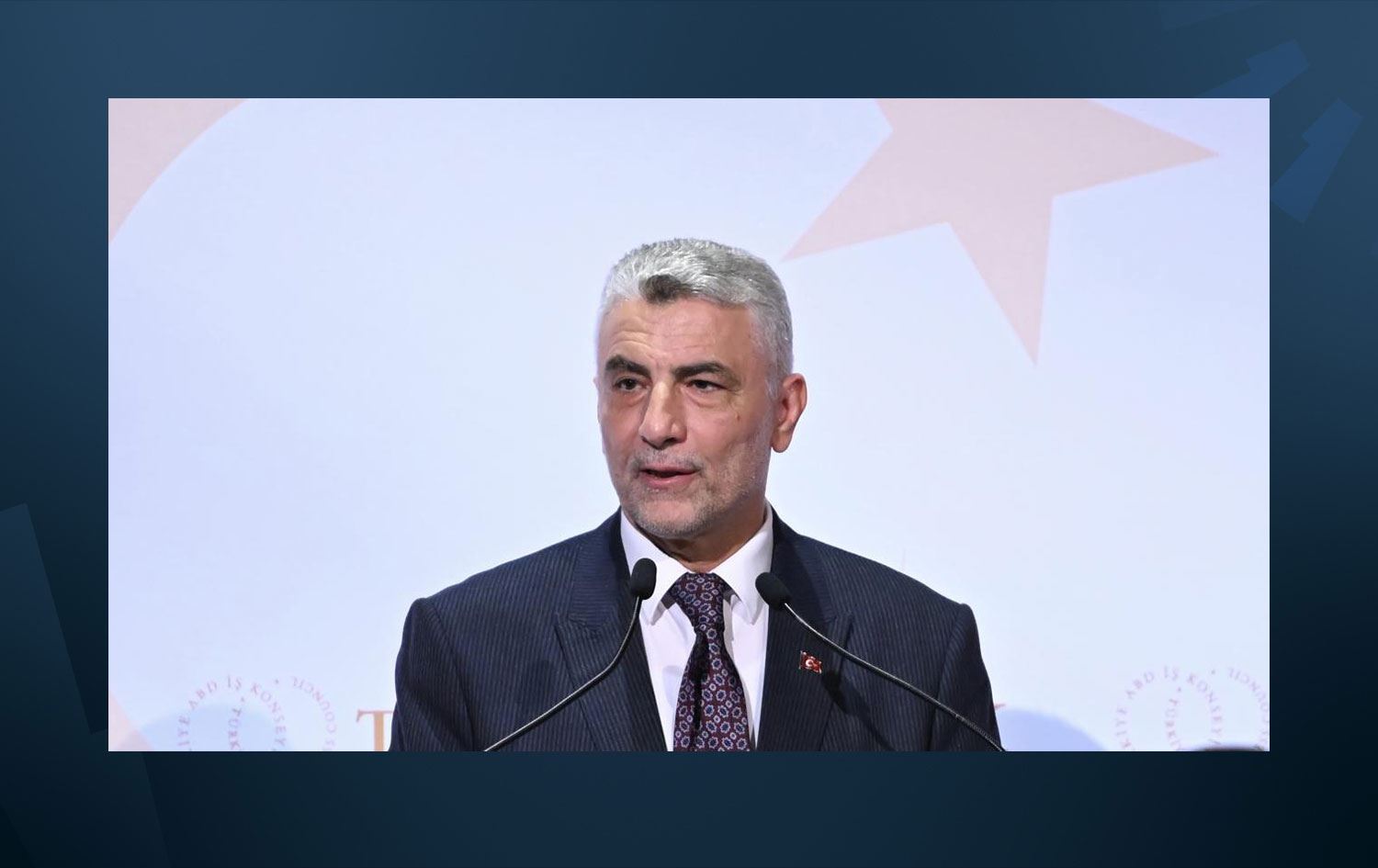 Wezîrê Bazirganiyê yê Tirkiyeyê Omer Bolat 