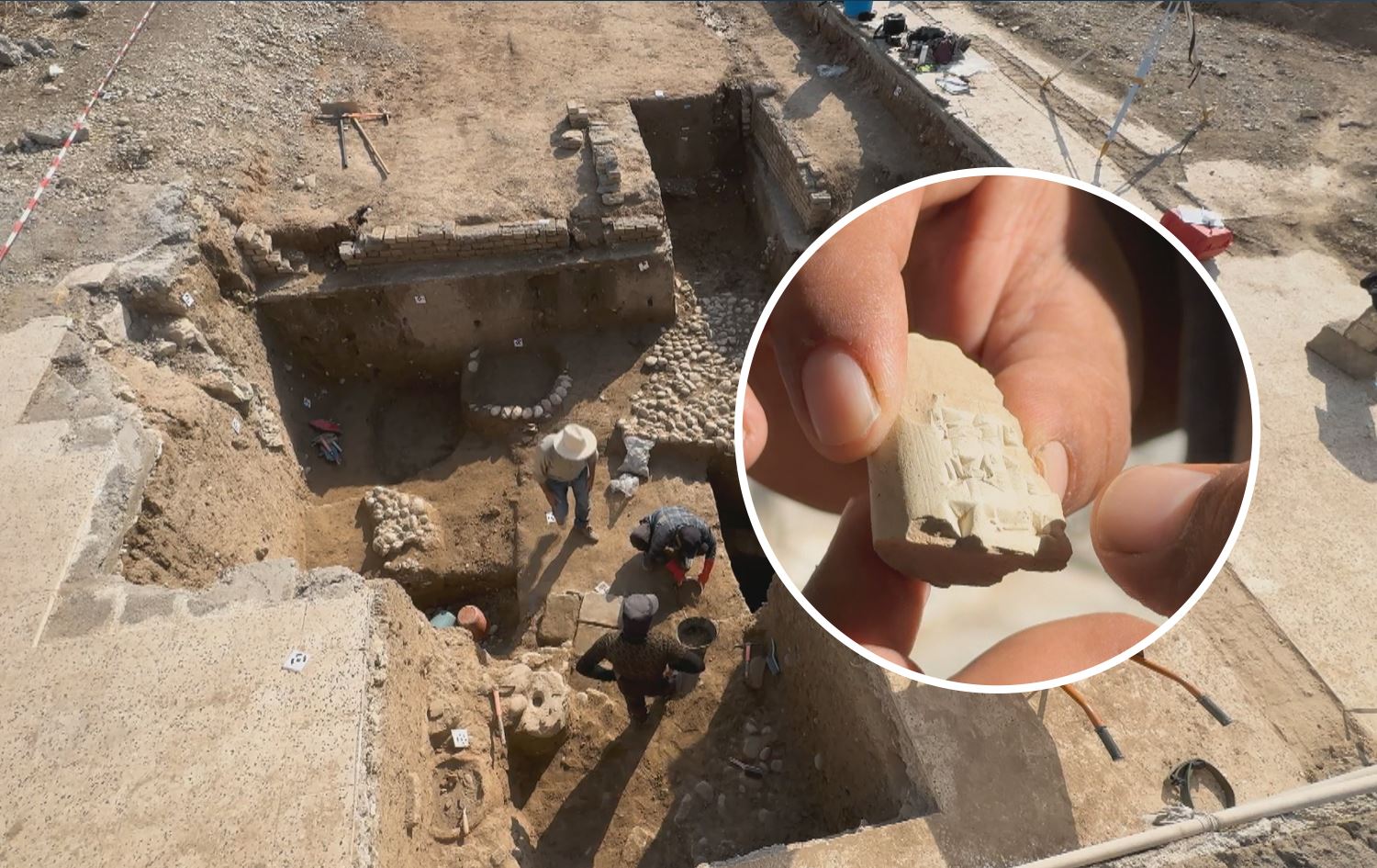 Wateya beşeke nivîsa bizmarî ya ku li Keleha Hewlêrê hat dîtin, eşkere bû