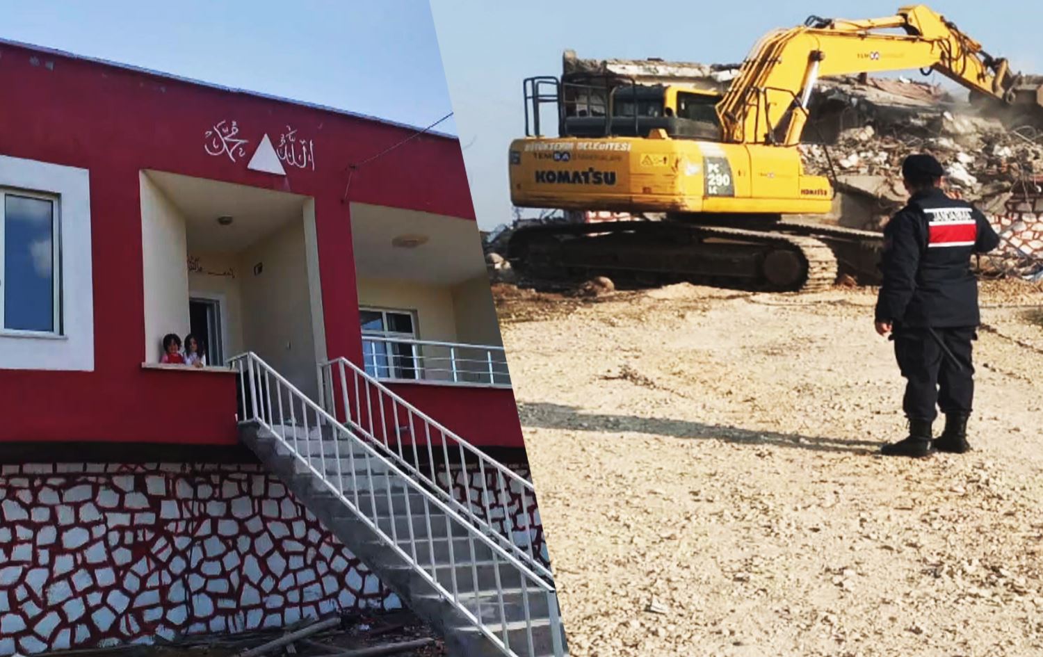 Xaniyê ku hatiye xerakirin/Wêne: Rûdaw