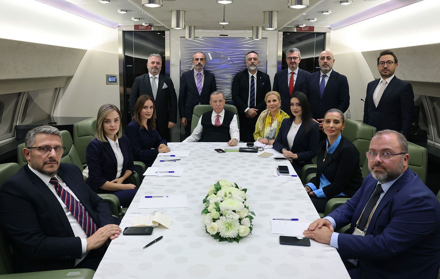 Dema ku Erdogan ji Ozbekistanê vedigere: Wêne: AA