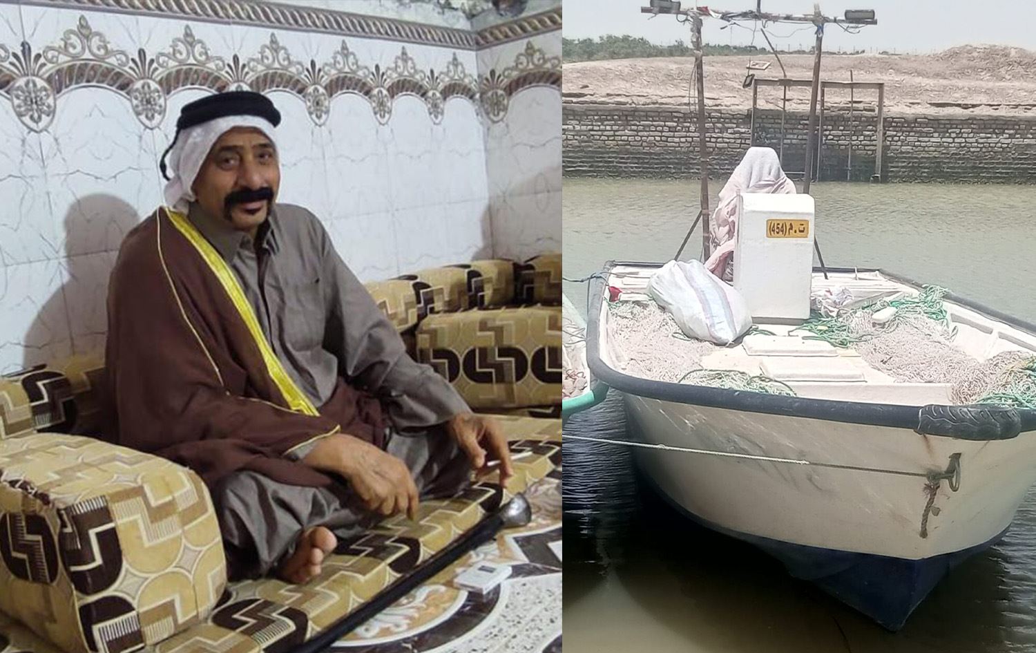 صياد عراقي محتجز في الكويت يروي لرووداو تفاصيل ما جرى.. ما قصة السمكة الثمينة؟