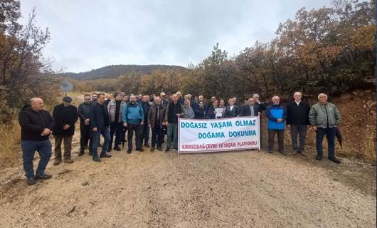 DERSİM - Köylüler, Katı Atık Bertaraf projesine karşı  yürüdü