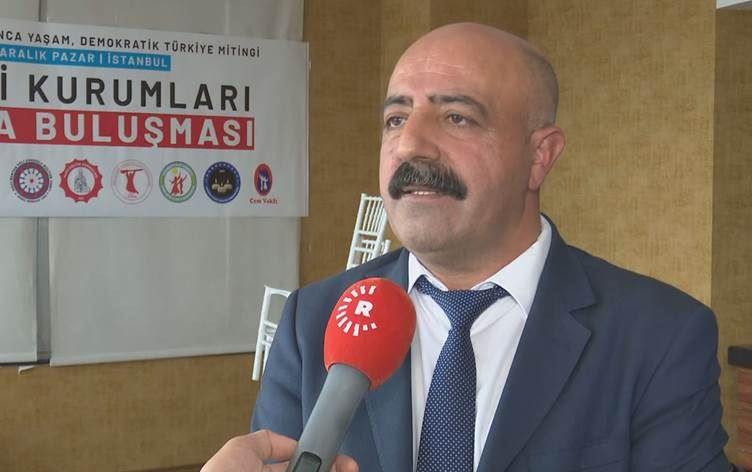 Alevi  Bektaşi Federasyonu Genel Başkanı Mustafa Aslan