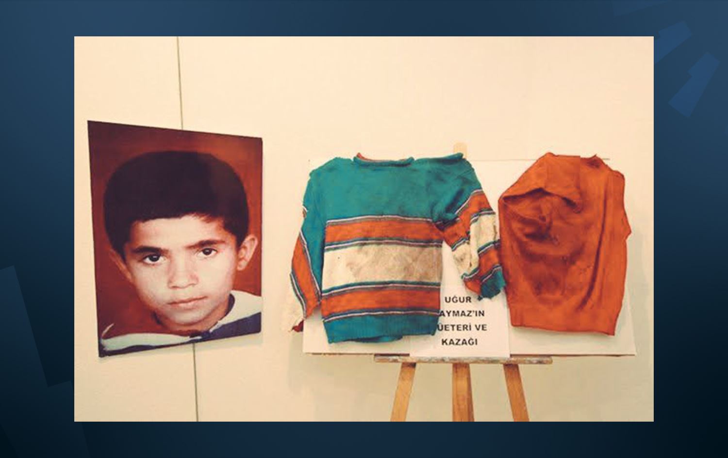 Wêneyê Ugur Kaymaz û qazaxên wî