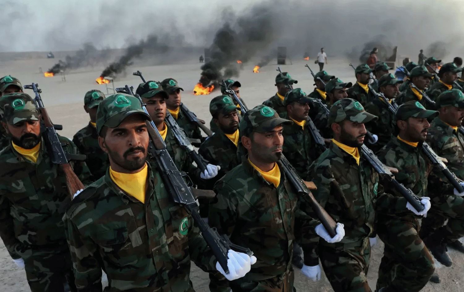 Hinek endamên Heşda Şebiyê / Wêne: Reutesr-Arşîv