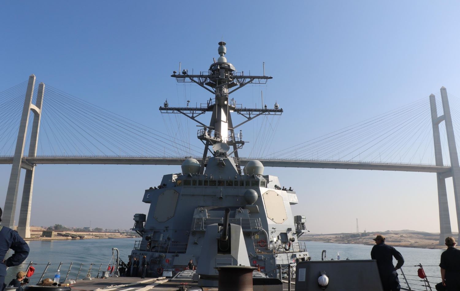 USS Thomas Hudner savaş gemisi / Temmuz 2023 İsveç kanalında Foto: ABD donanması