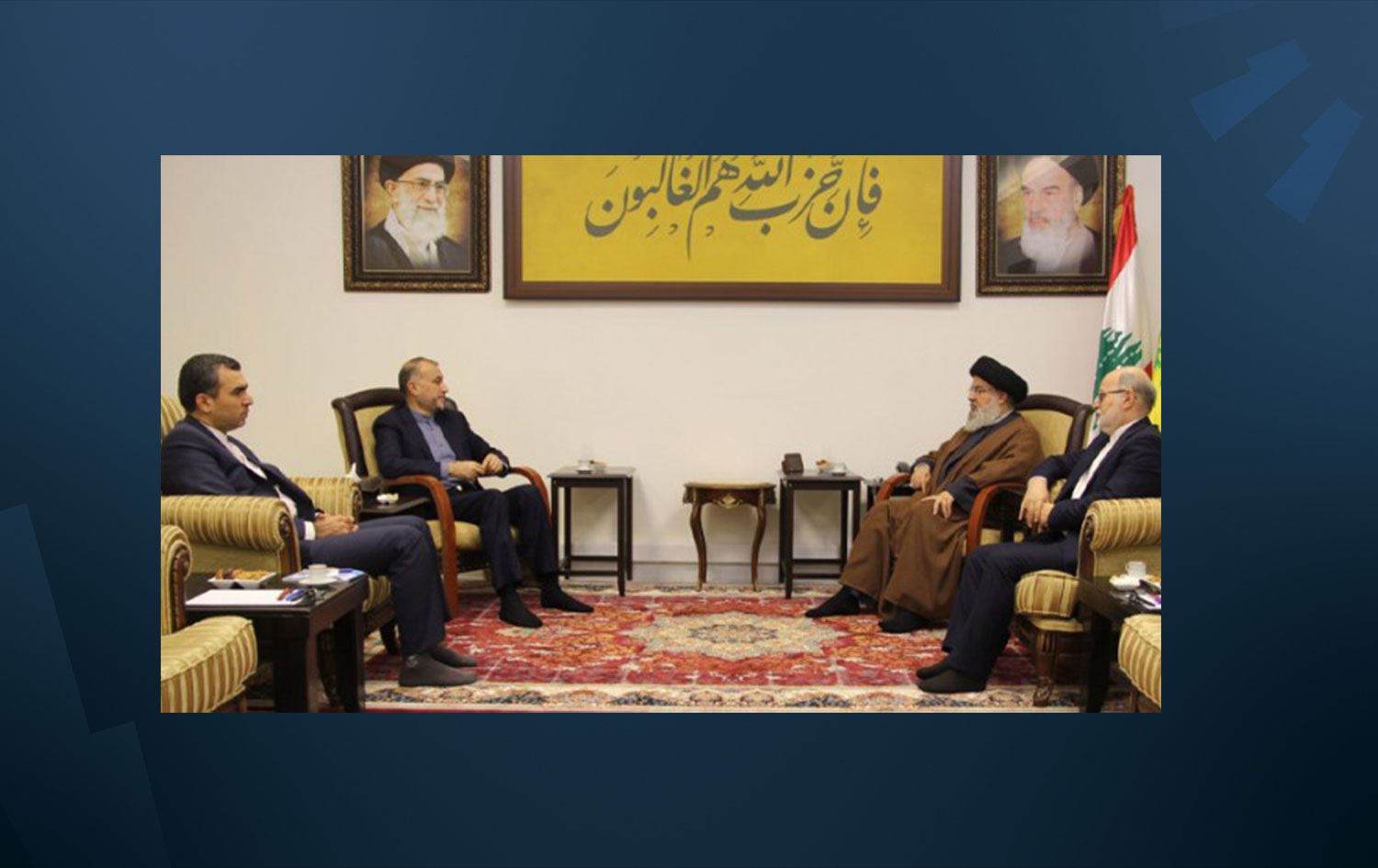 İran Dışileri Bakanı Hizbullah lideriyle görüştü