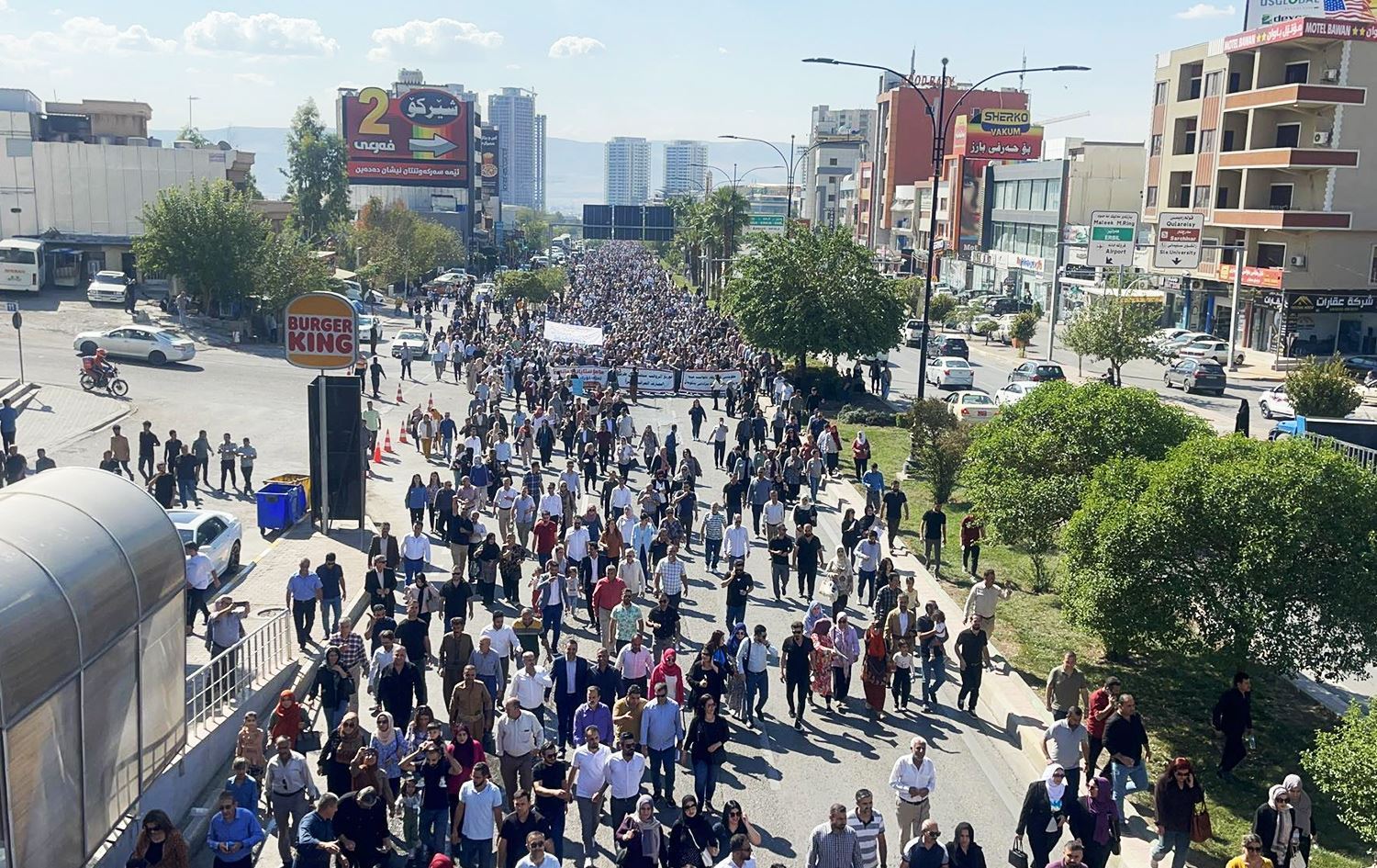مدرسون في إقليم كوردستان يتظاهرون في بغداد الأحد للمطالبة بحقوقهم