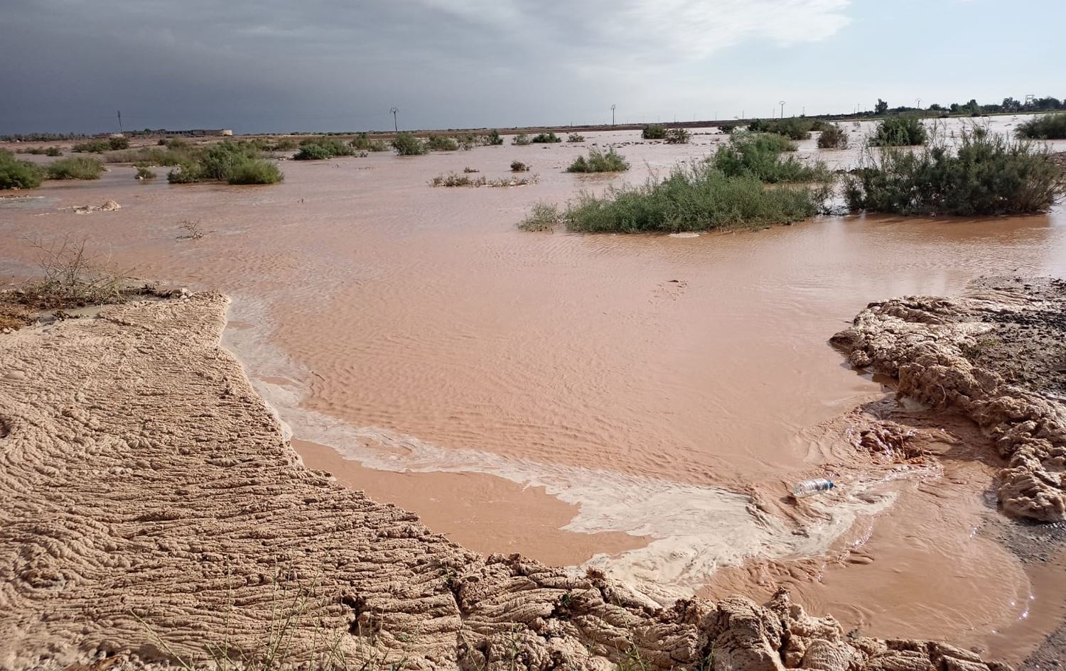 سد "شريف شاه" يقلص سيول ايران باتجاه مندلي