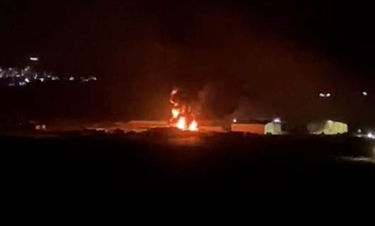 هجوم سابق على مطار حرير بأربيل/ ارشيفية