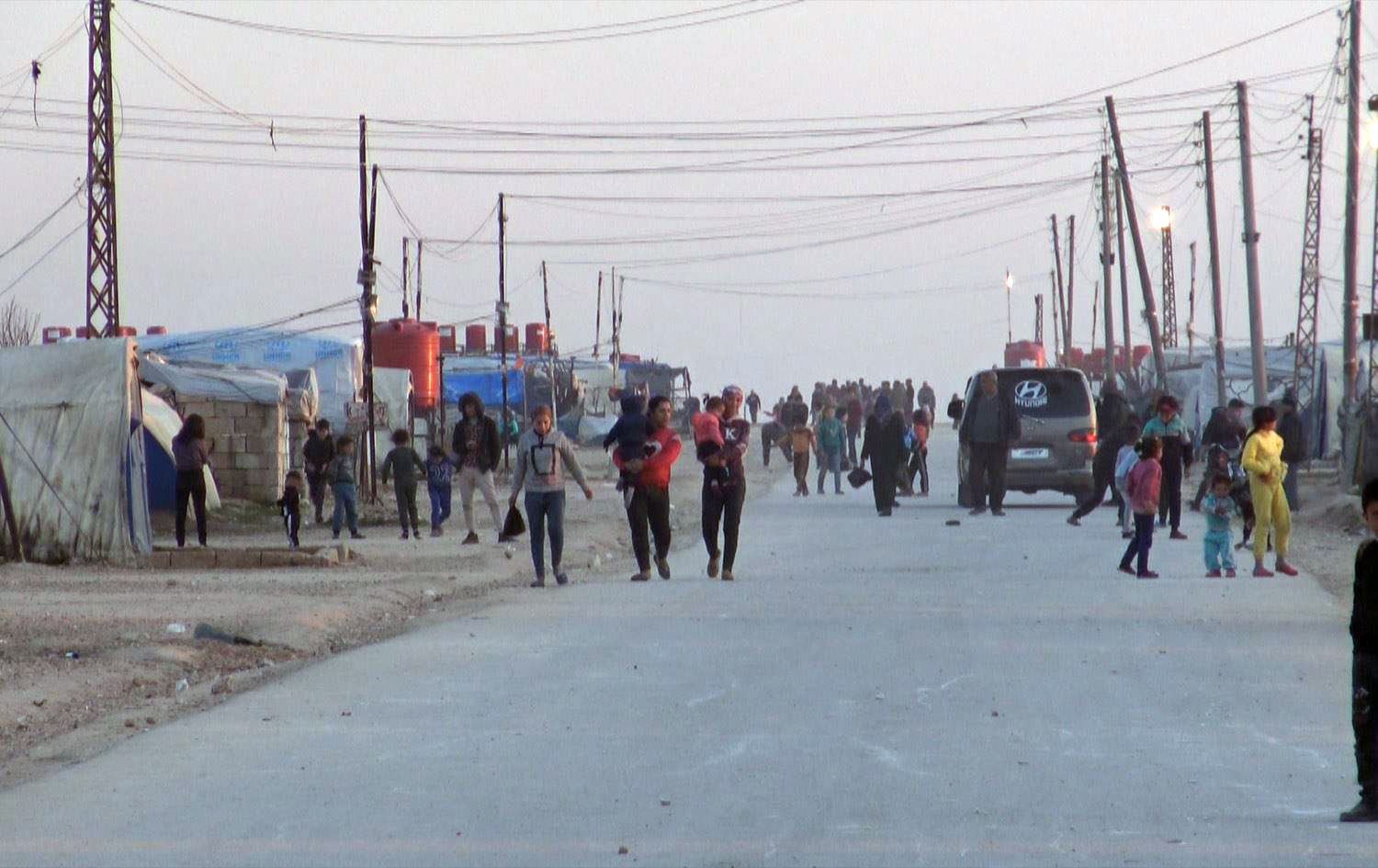 Şehba'daki bir göçmen kampı. / Foto: Submitted