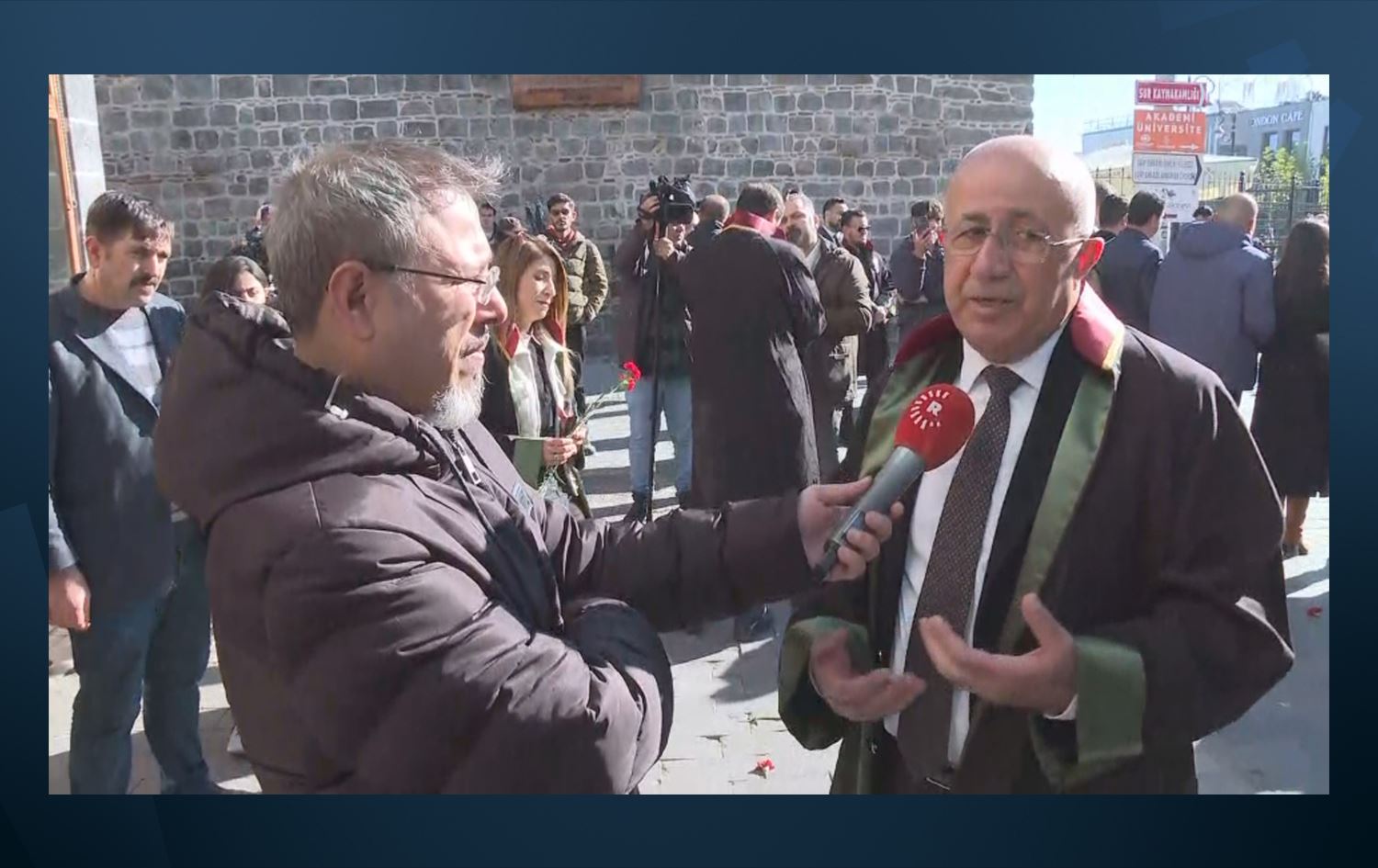 Mehmet Emîn Aktar li ser kuştina Tahîr Elçî ji Rûdawê re axivî:/Wêne: Rûdaw