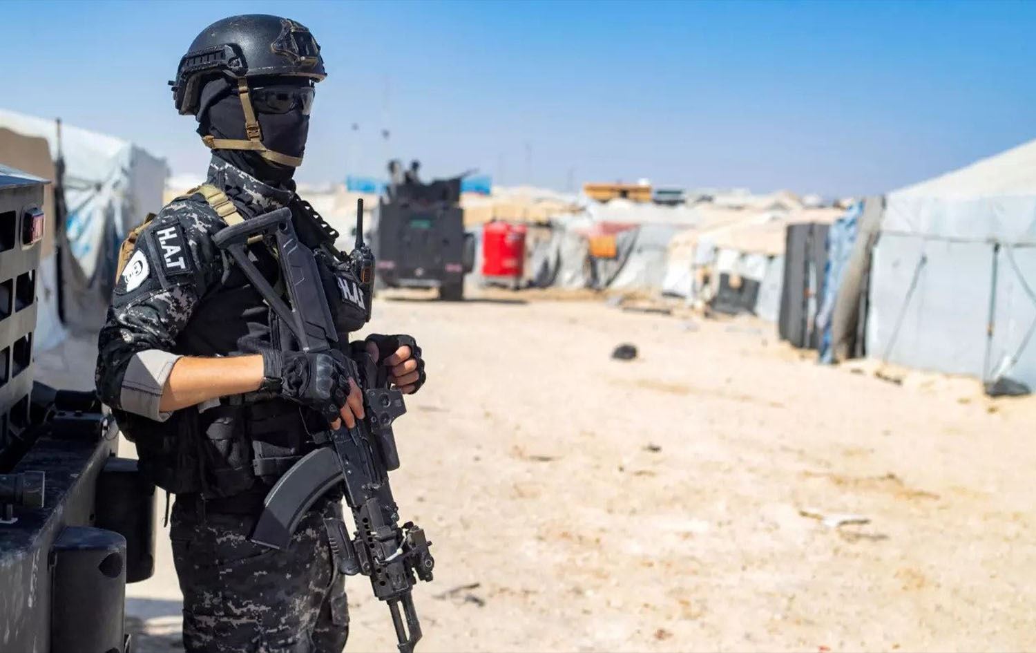 Rojava'da IŞİD bağlantılı kişilerin tutulduğu El Hol Kampı / AFP