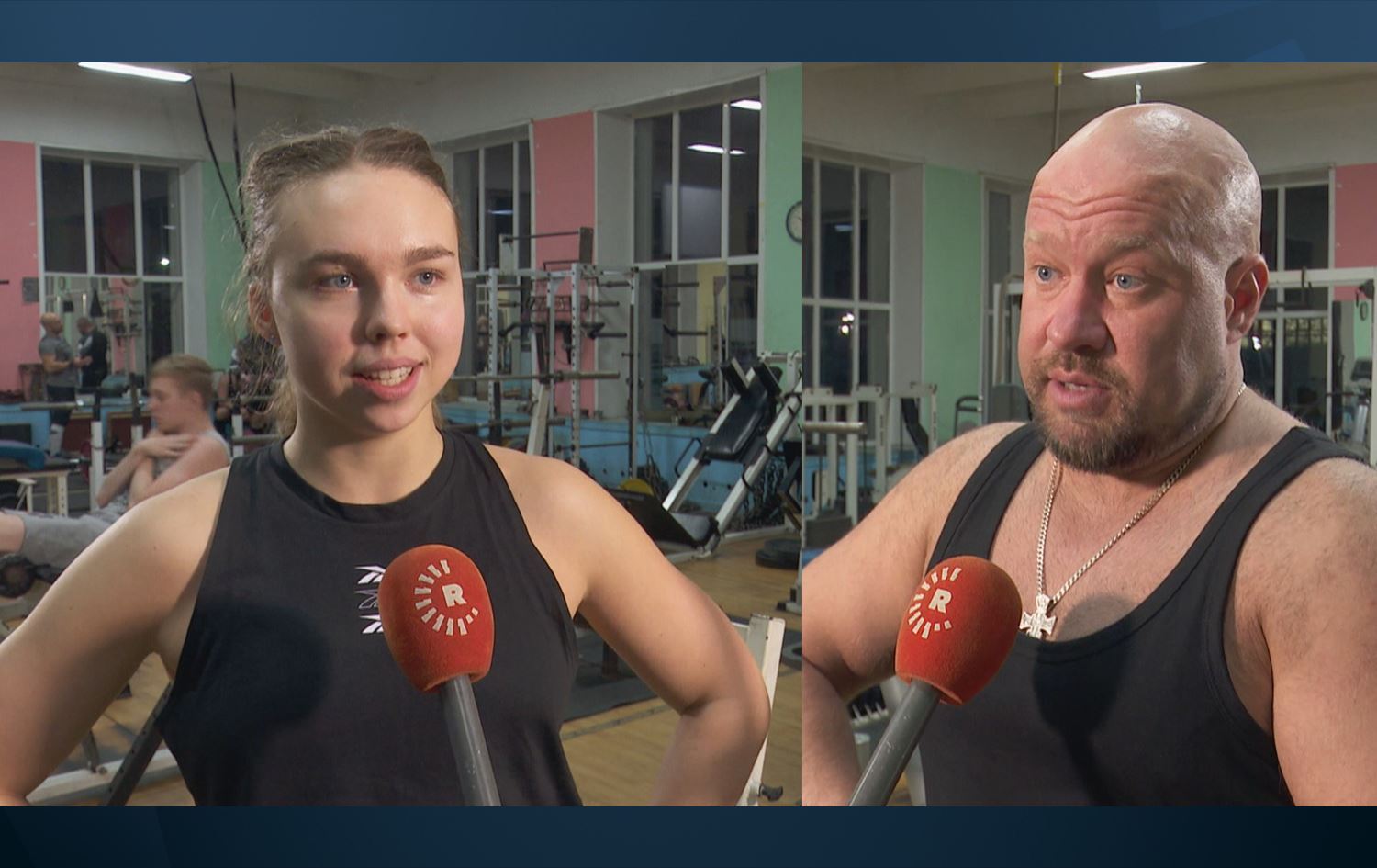 Werzişvanên Rûs Lada Vasilyeva û Andrey Butko/Wêne: Rûdaw