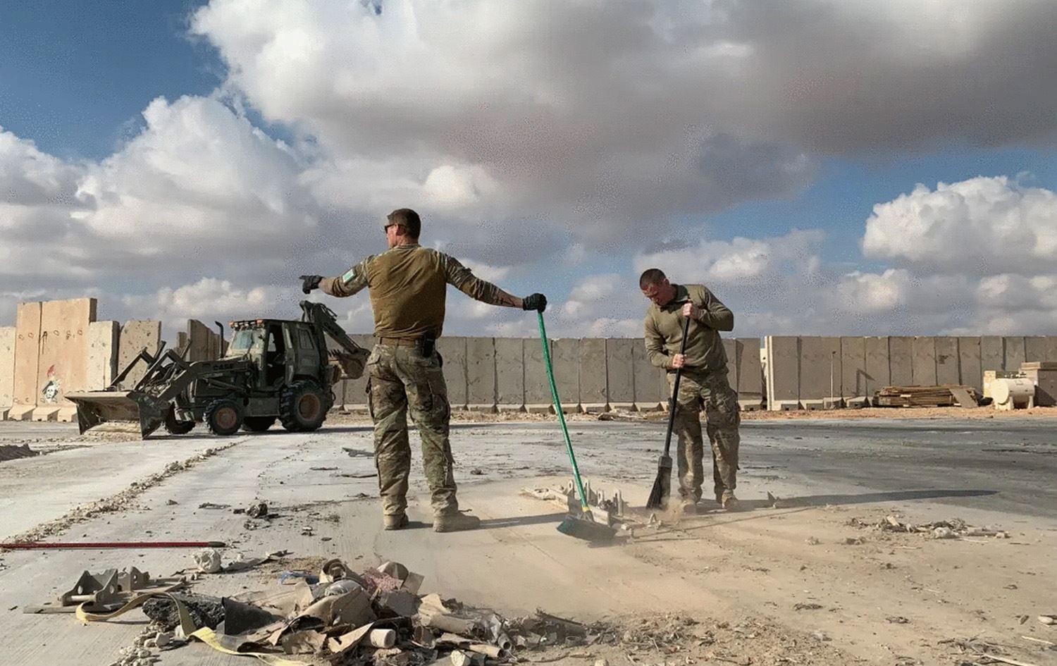 Laregeha leşkerî ya Eyn Esedê / Wêne: Arşîv