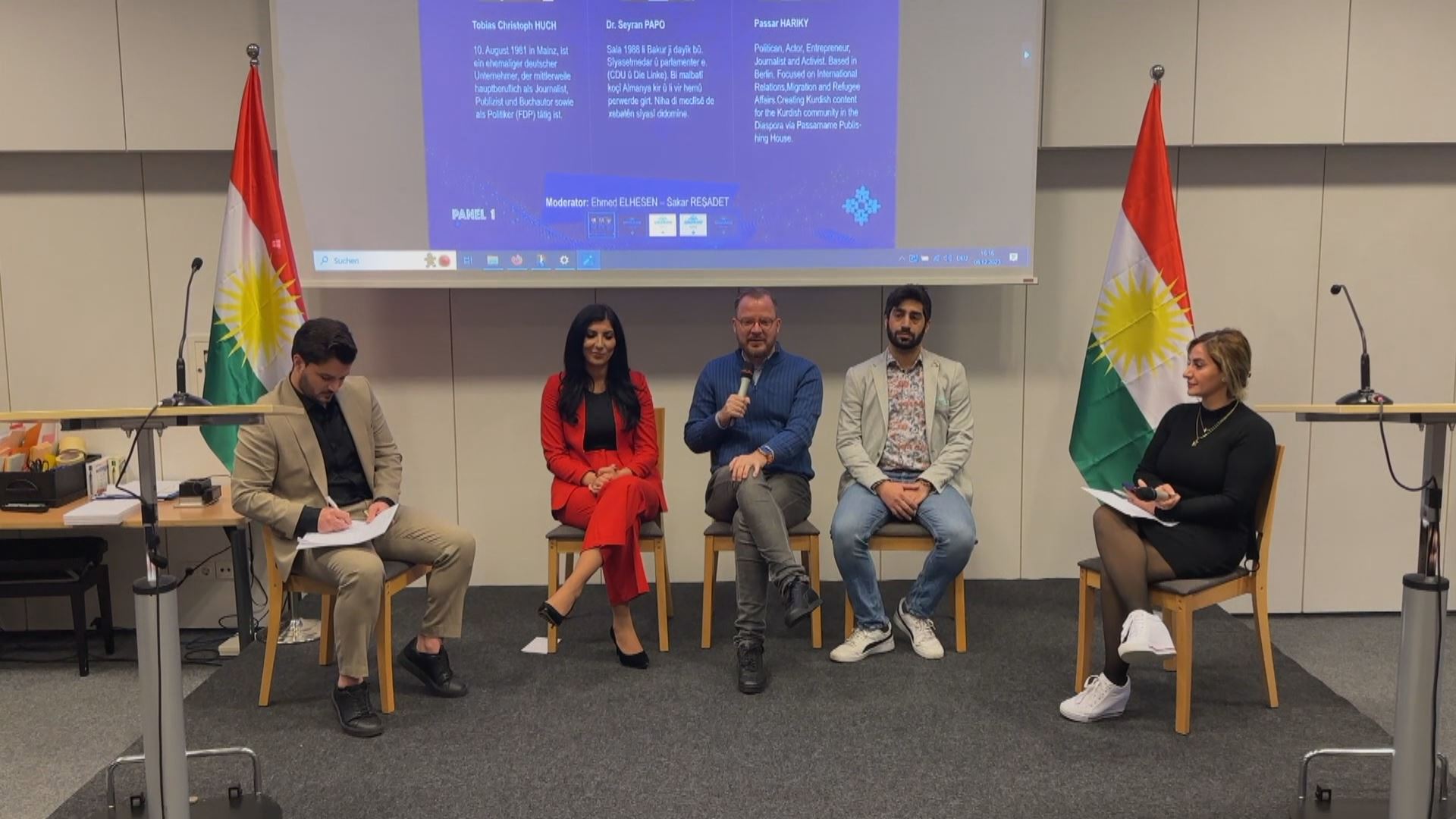 خانمە پەرلەمانتارێکی کورد لە ئەڵمانیا هانی گەنجانی دیاسپۆرا دەدات ئاوێتەی کۆمەڵگە نوێیەکەیان بن