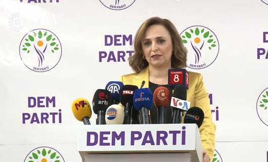 DEM Parti Sözcüsü Ayşegül Doğan / Foto: Rûdaw