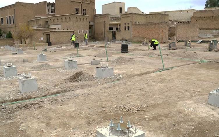 Tarihi Erbil Kalesi'nın restorasyonu hız kazandı