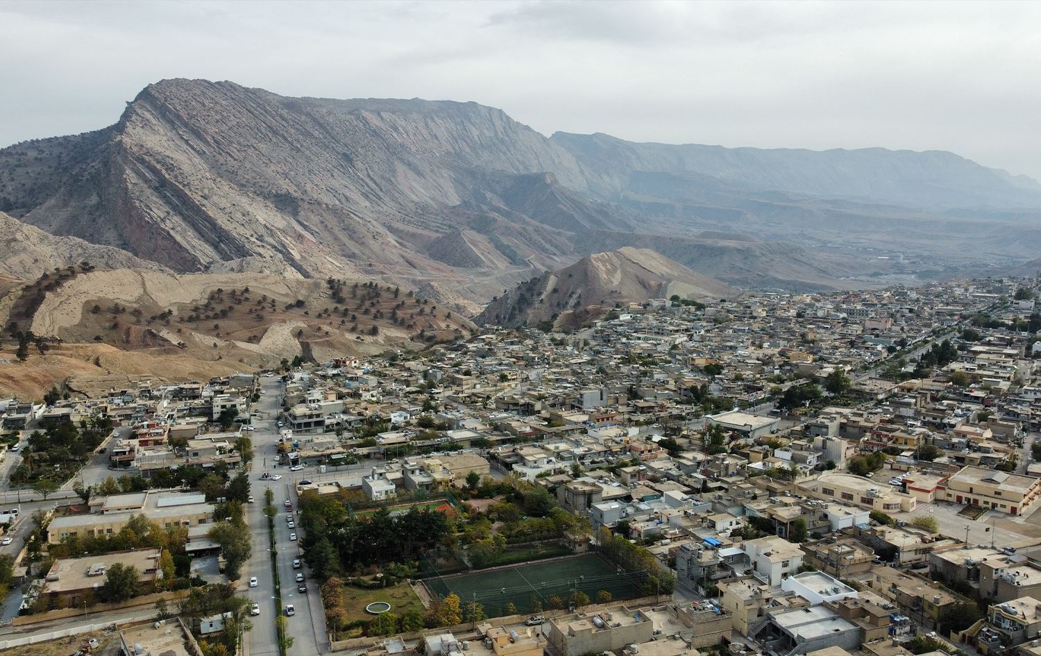 دیمەنێکی گشتیی دەربەندیخان، وێنە: بڵند تاهیر - رووداو