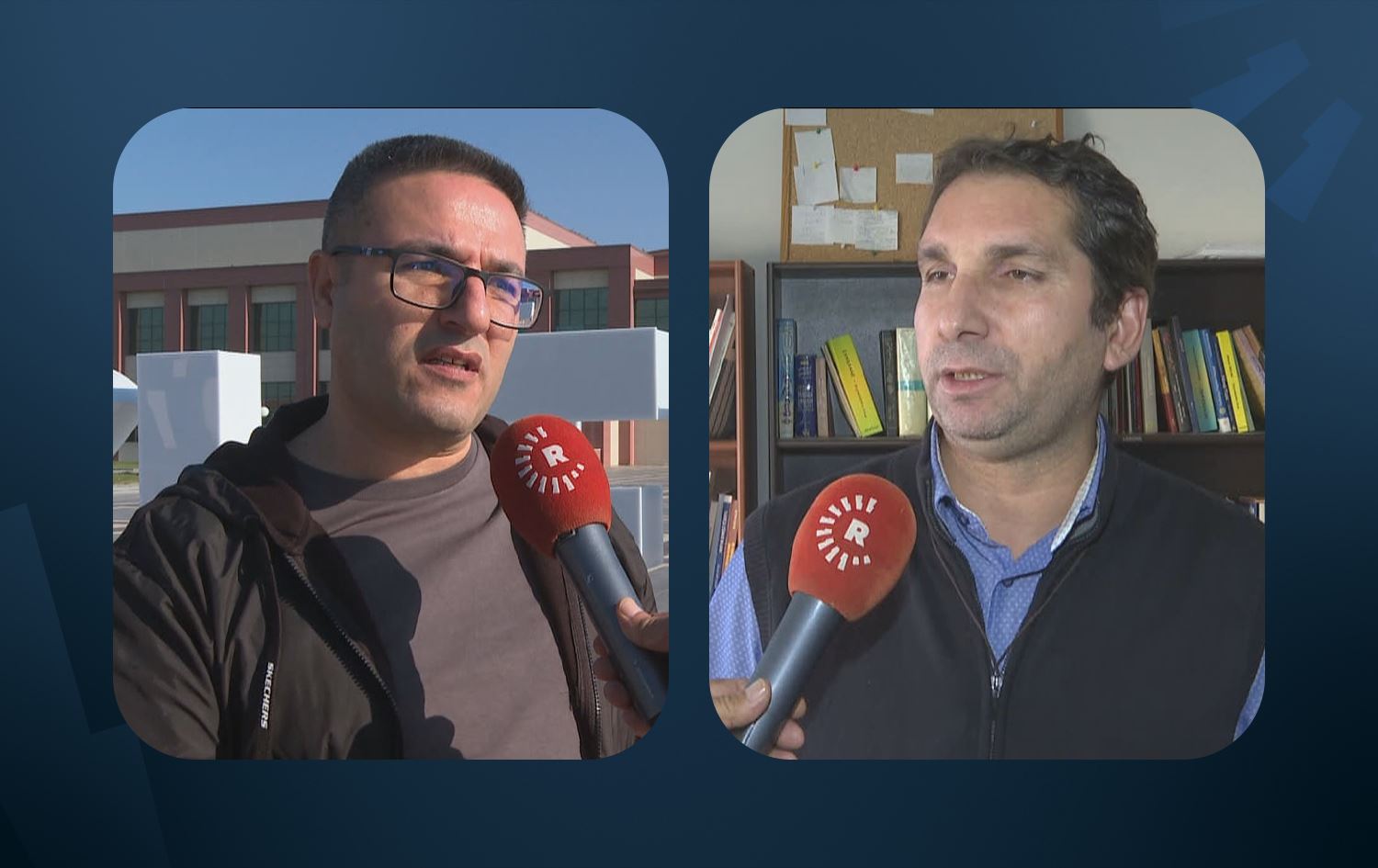 Prof. Dr. Tahirxan Aydin û Prof. Dr. Osman Aslanoglû / Wêne: Rûdaw