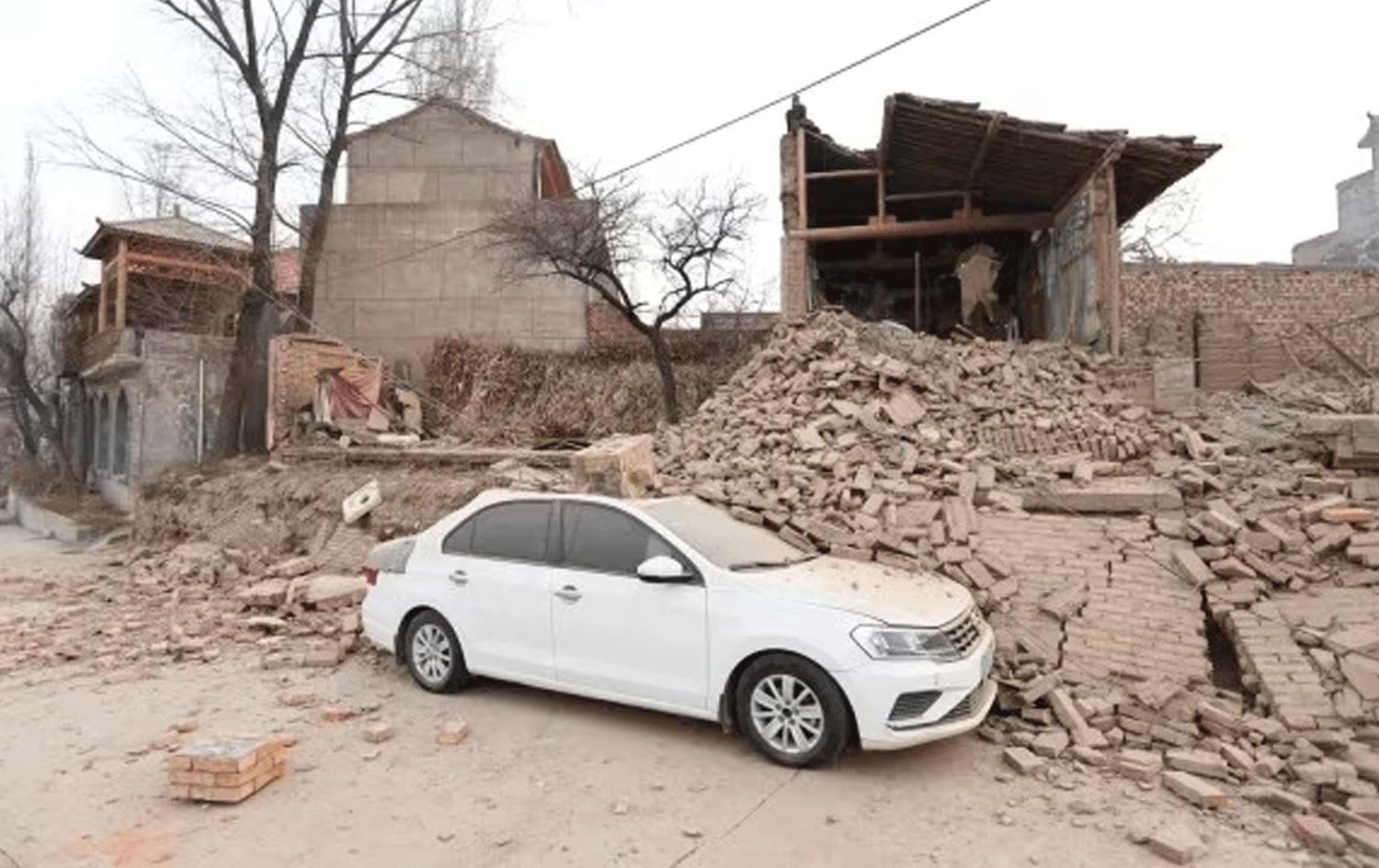 Erdheja li Eyaleta Gansuyê / Wêne: AP