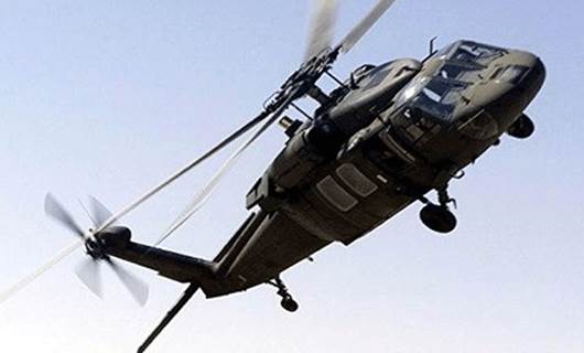 Irak ordusuna ait bir helikopter düştü