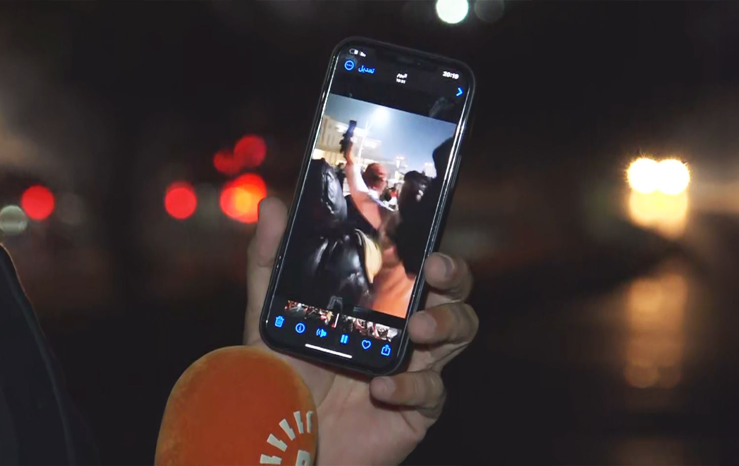  بەشێکی لایەنگرانی لیستە عەرەبییەکان بەمشێوەیە ئاهەنگیان گێڕا لە کەرکووک