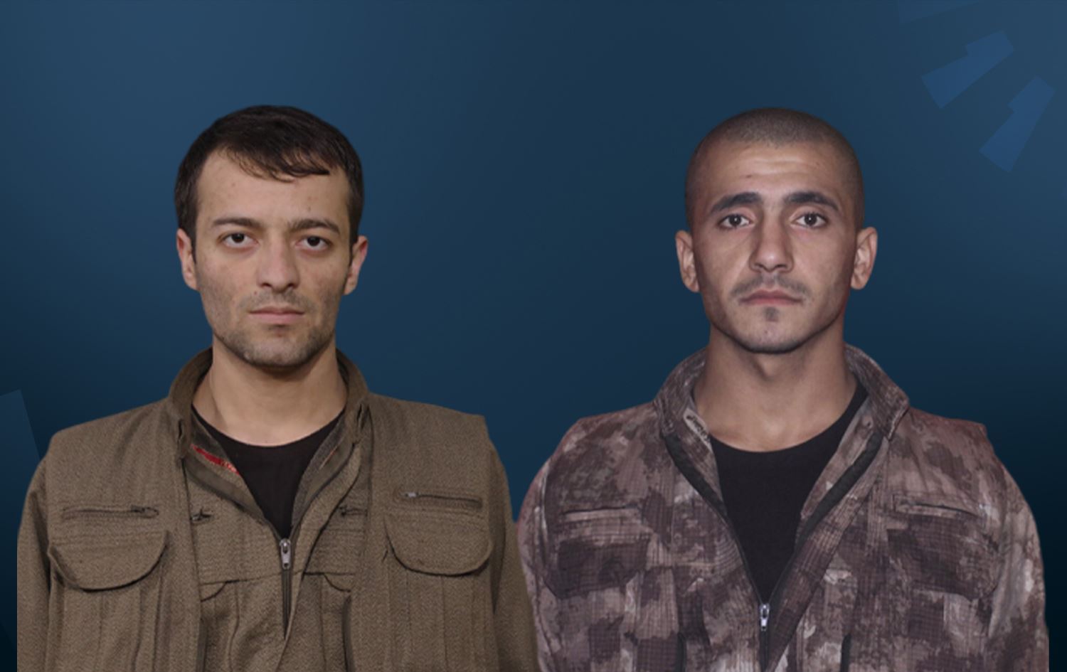 Du gerîlayên ku canê xwe ji dest daye / Wêne: Rûdaw Grafîk