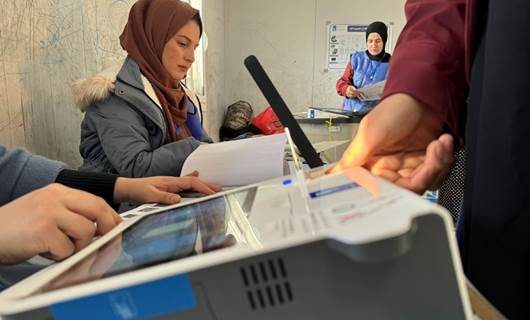 محطة اقتراع - الصورة/ بلند طاهر - رووداو