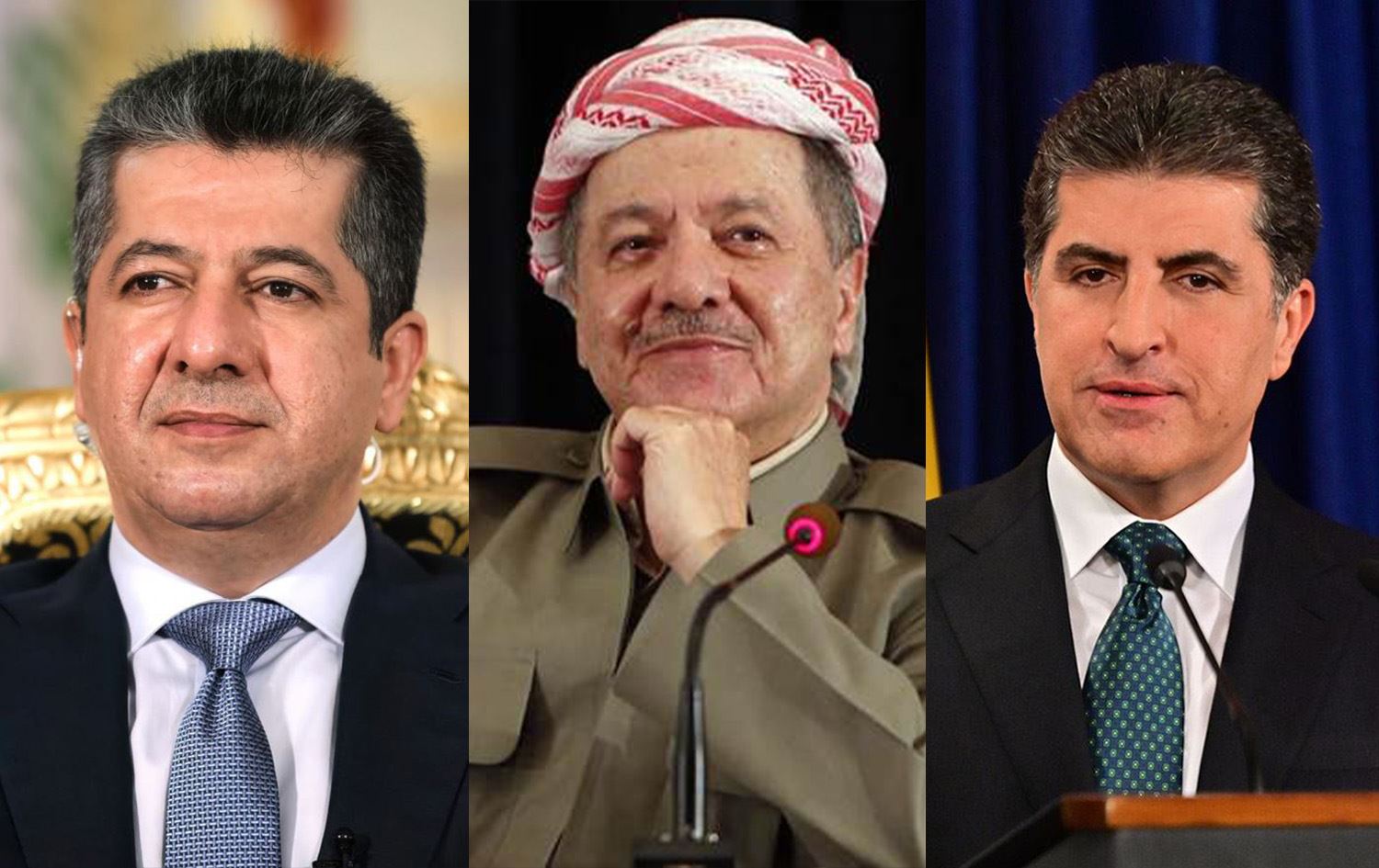 Kürdistan Bölgesi liderlerinden Noel Bayramı mesajı / Foto: Rûdaw Grafik