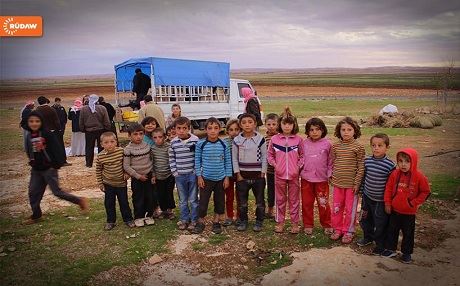 Li ser sînorê Kobanî-Pirsûsê rewşa zarokan…