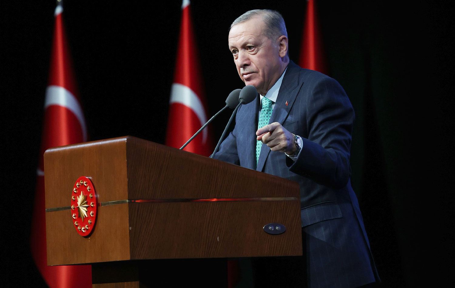 Erdoğan Beştepe Millet Kongre ve Kültür Merkezi'nde, 100. Yıl TÜBİTAK ve TÜBA Bilim Ödülleri Töreni'nde konuştu. / AA