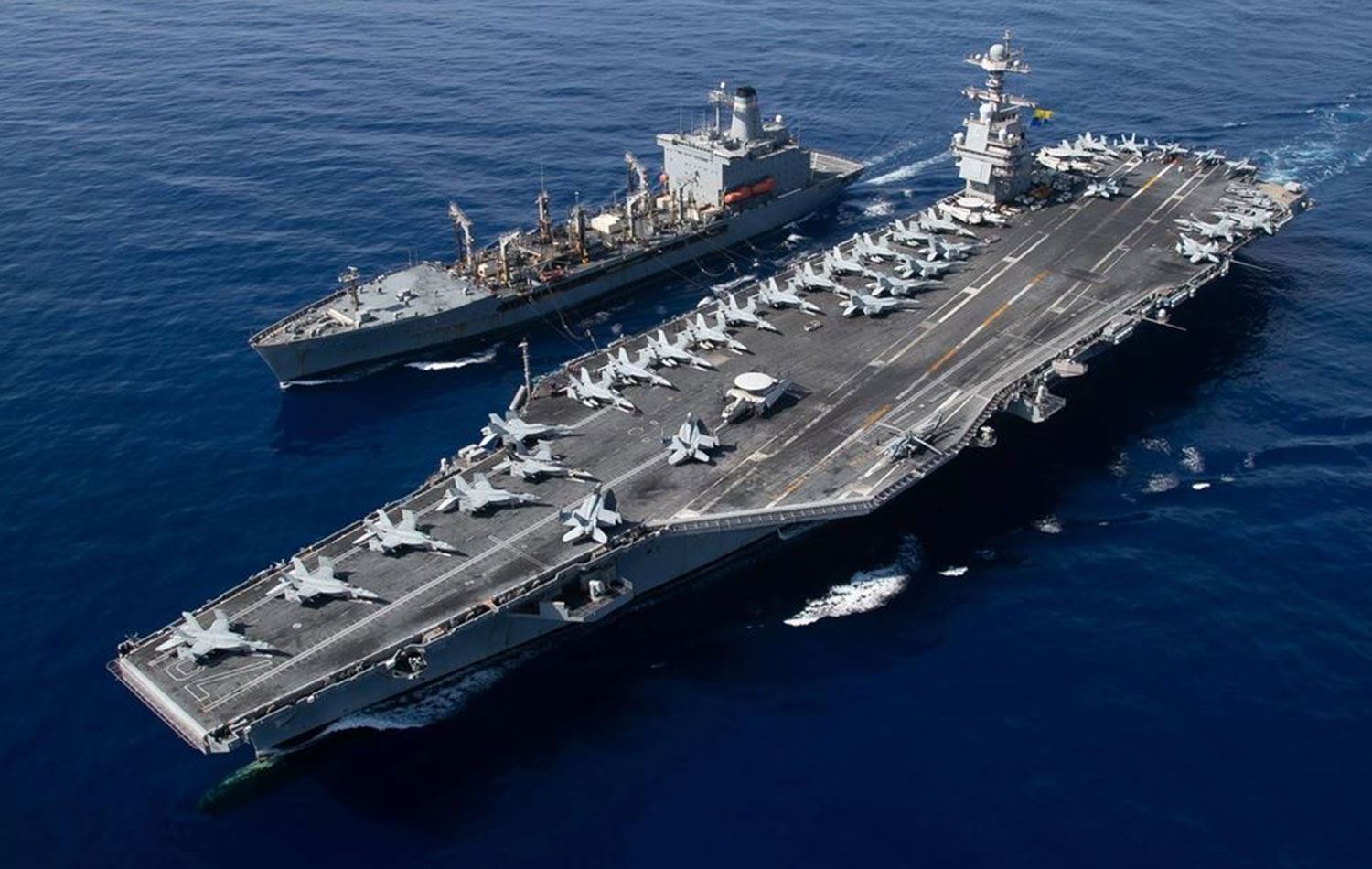 USS Gerald R. Ford uaçk gemisi / Bloomberg