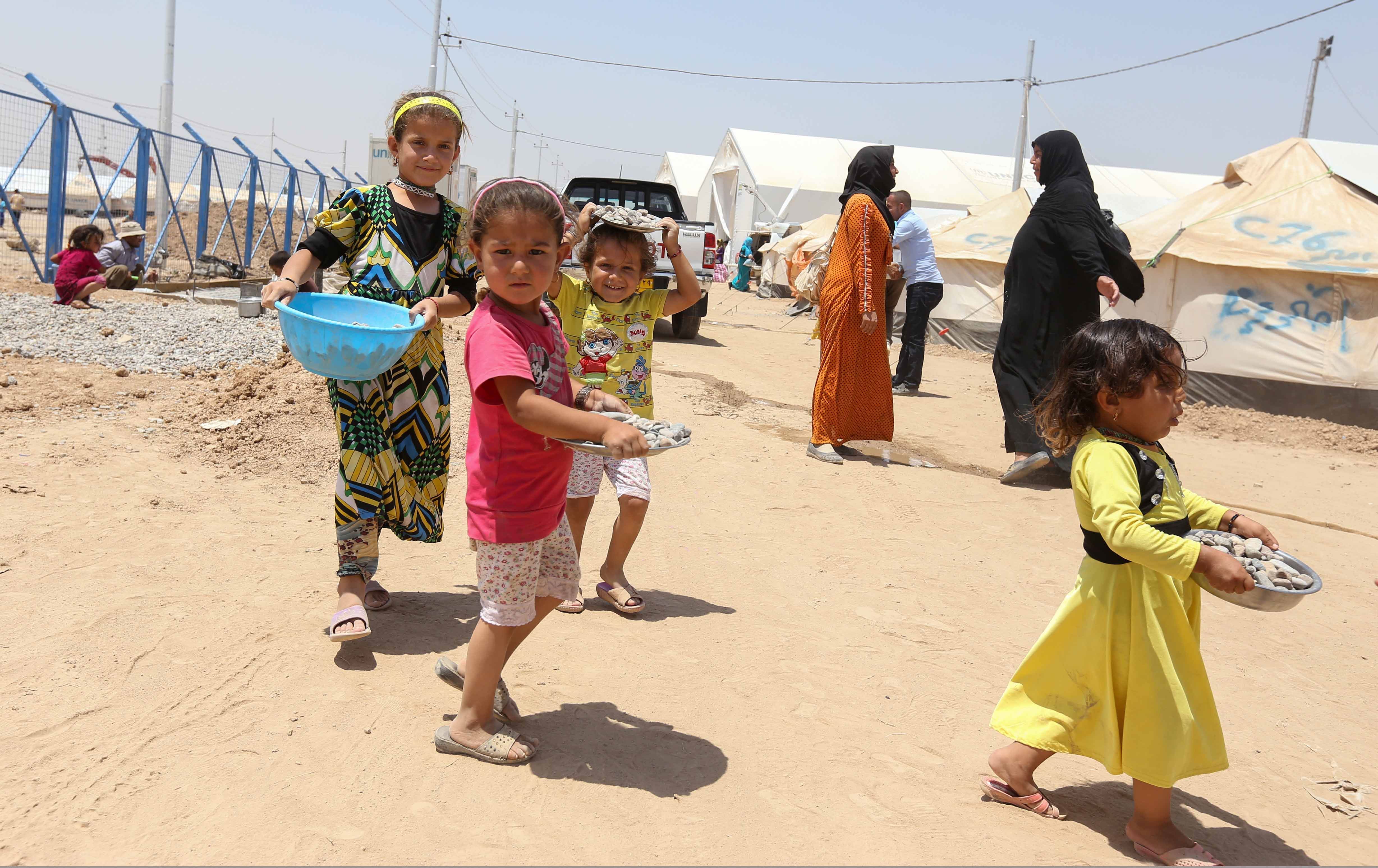 Erbil'de bir mülteci kampı Foto: Rûdaw