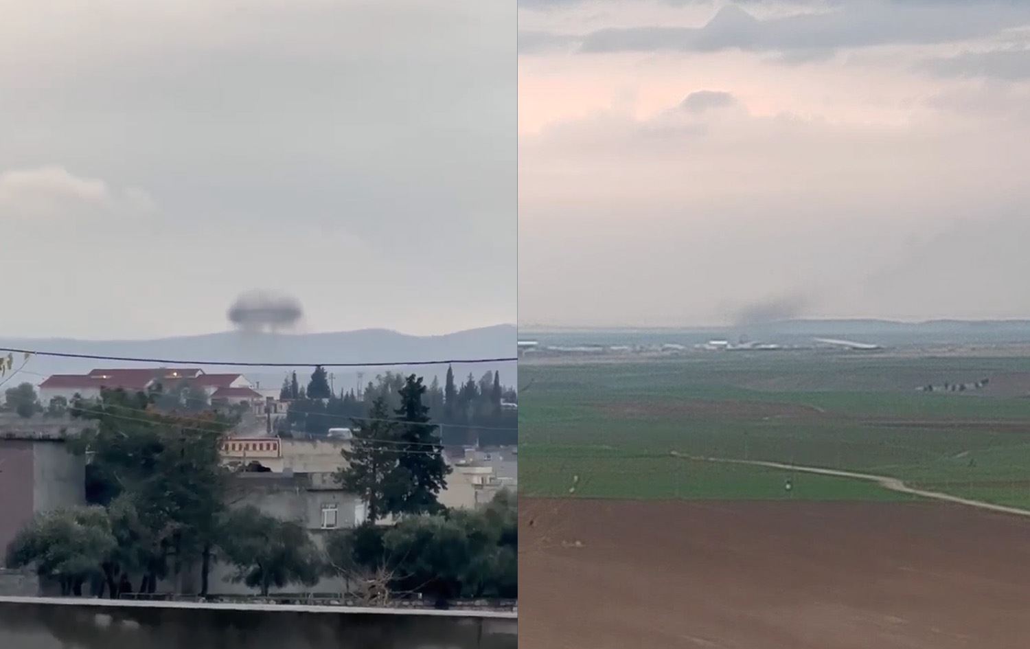 VÎDEO - Bi dronekê êrişî Balafirgeha Leşkerî ya Herîrê hat kirin