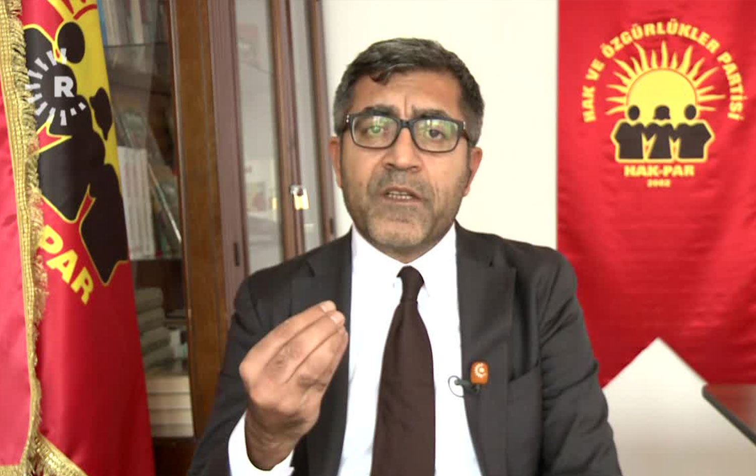 HAK PAR Genel Başkanı Düzgün Kaplan / Foto: Rûdaw