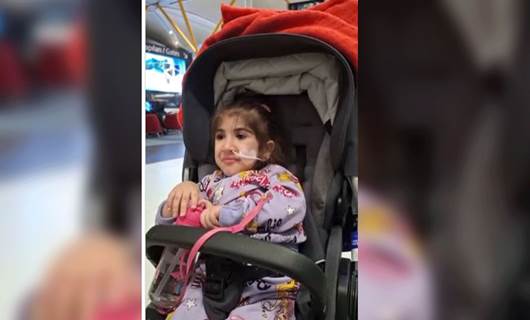 SMA TİP 1 hastası 4 yaşındaki Sümeyye tedavi için Dubai’ye gitti