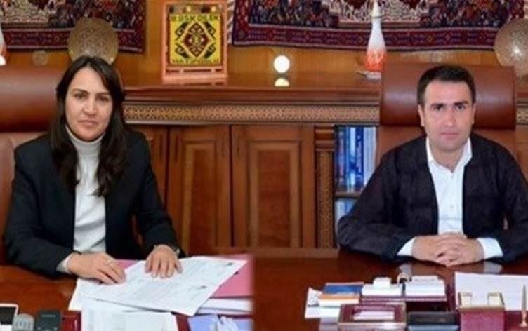 Hevserokên berê yên Şaredariya Colemêrgê Dilek Hatipoglu û Nurullah Çiftçî / Wêne: Arşîv