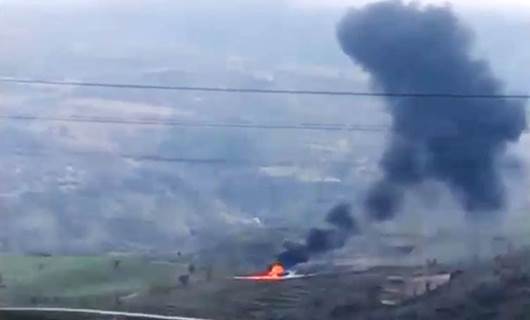 DUHOK'ta SİHA'lar 2 aracı bombaladı
